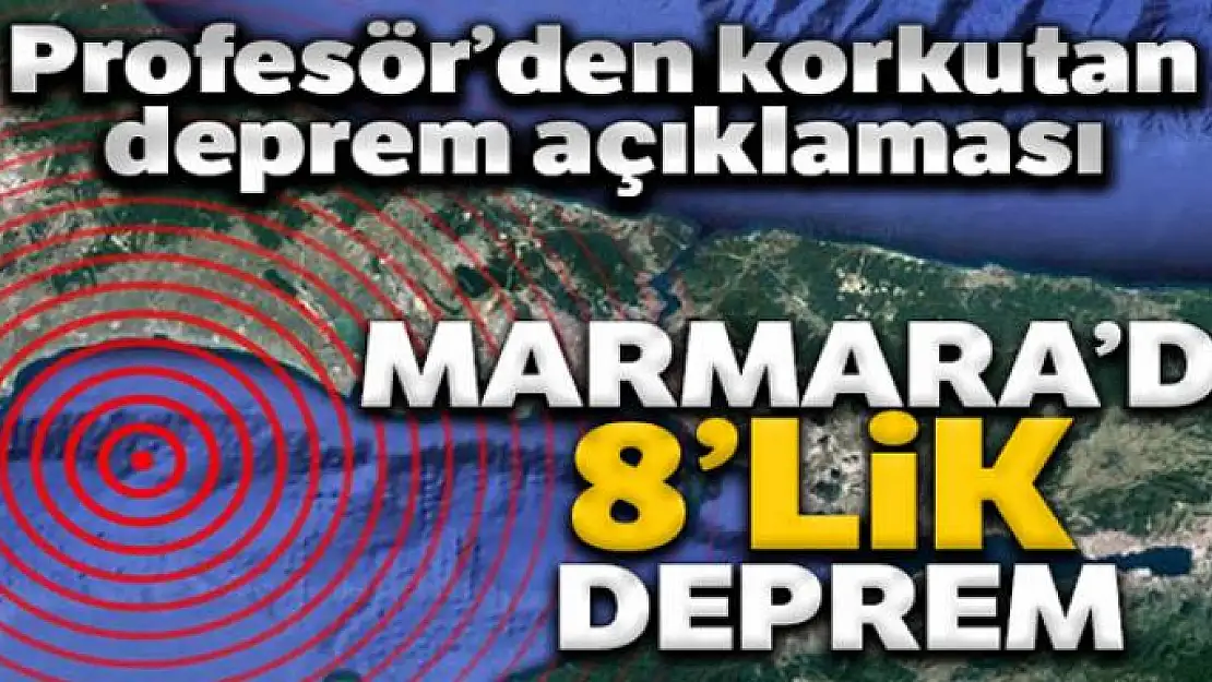 Prof. Dr. İnan'dan korkutan açıklama: 'Tamamı kırılırsa 8'e yakın deprem üretebilir'