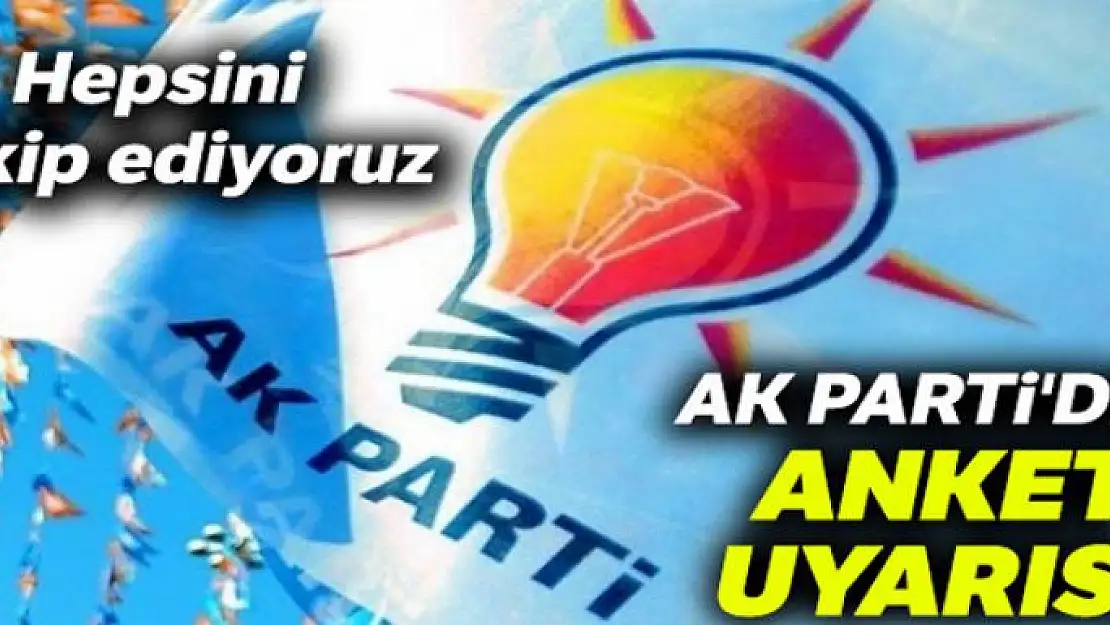 AK Parti'den anket uyarısı