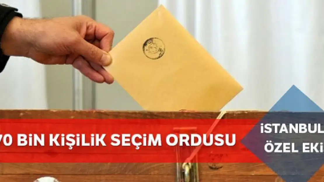 870 bin kişilik seçim ordusu