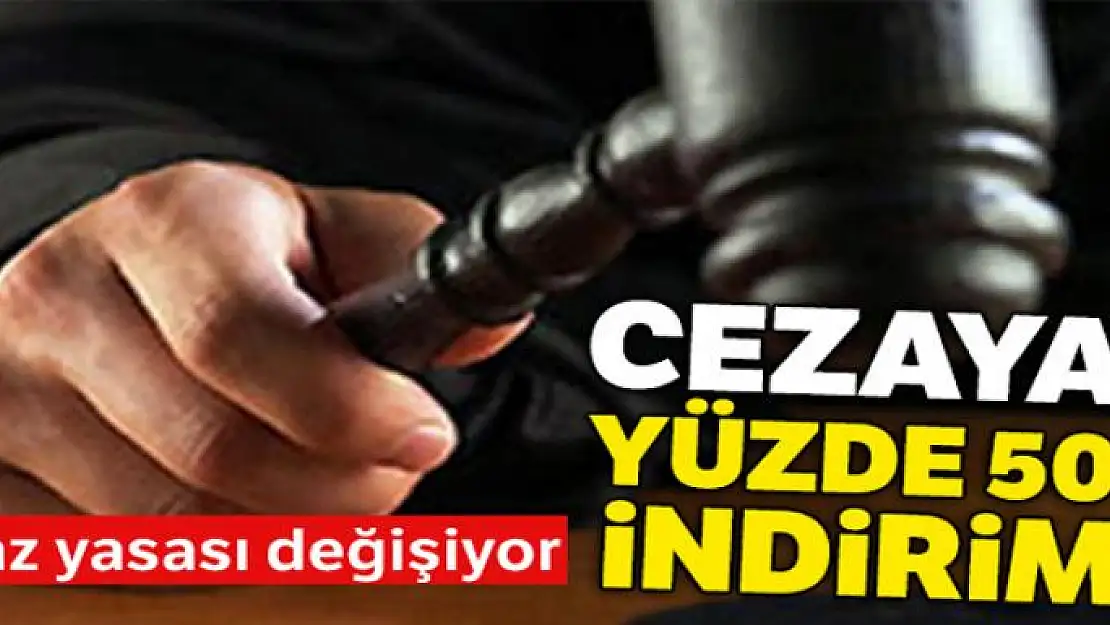 Af değil ceza indirimi olacak