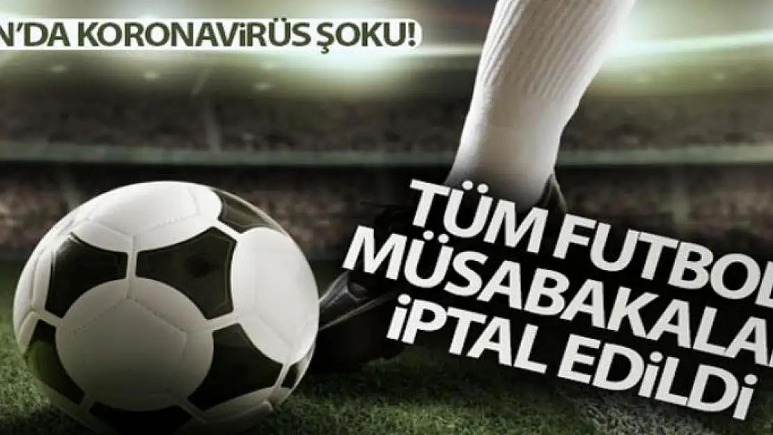 İran'da tüm futbol müsabakaları iptal edildi