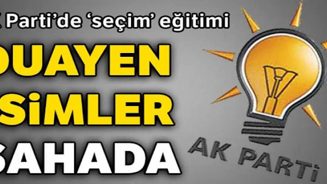 Duayen isimler sahada