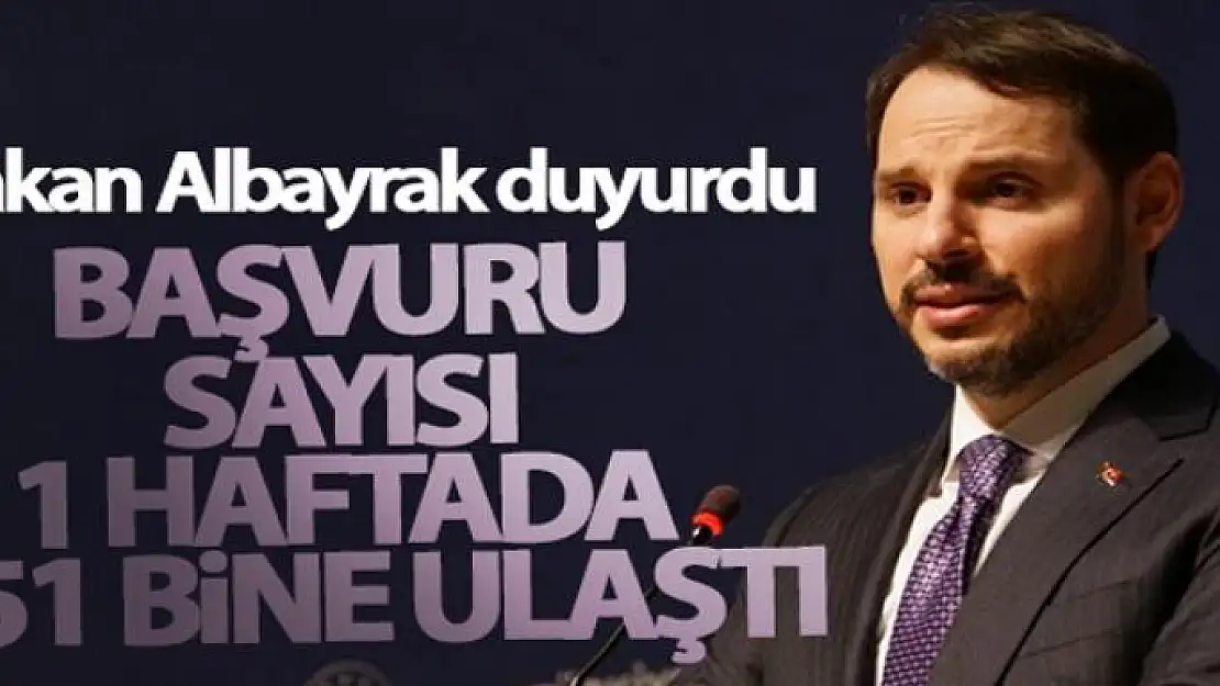 Bakan Albayrak duyurdu! Başvuru sayısı 1 haftada 451 bine ulaştı