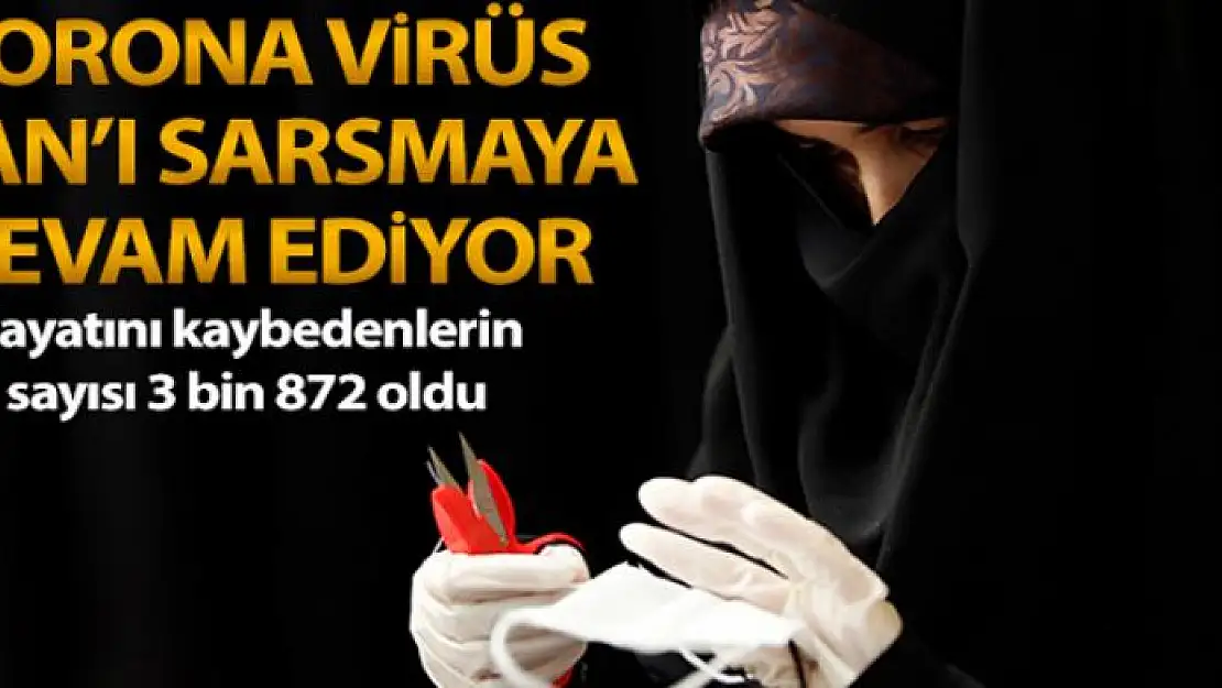 İran'da korona virüsünden ölenlerin sayısı 3 bin 872'ye yükseldi