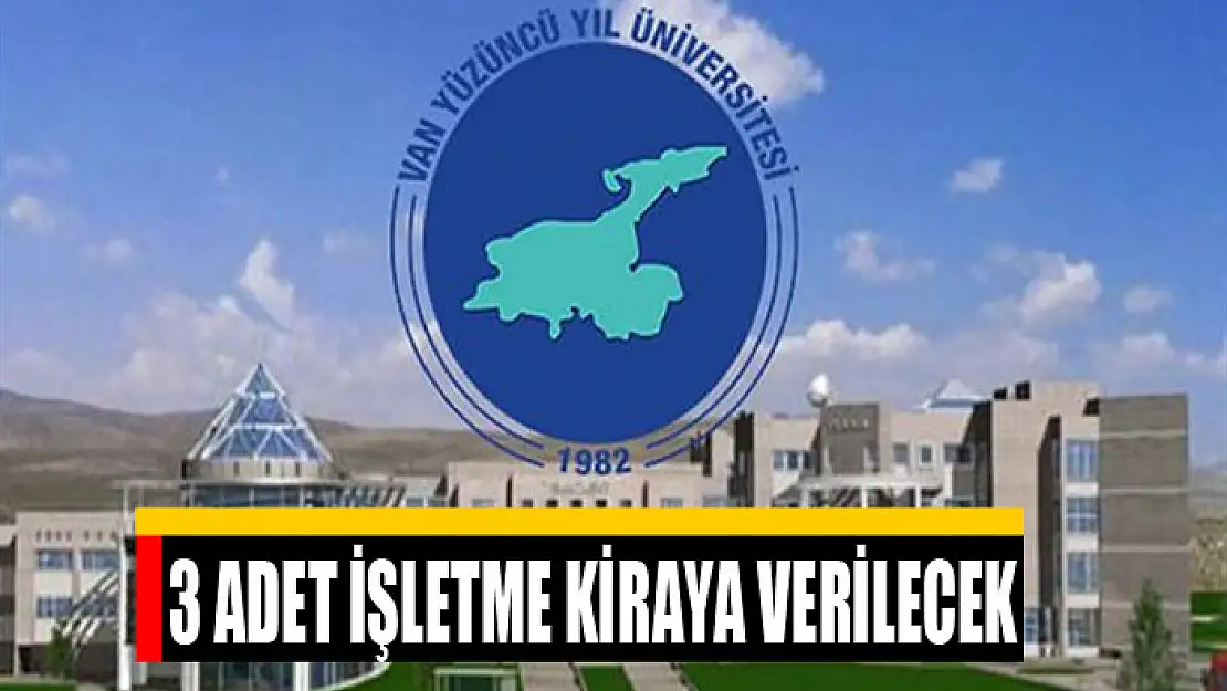 3 adet işletme kiraya verilecek