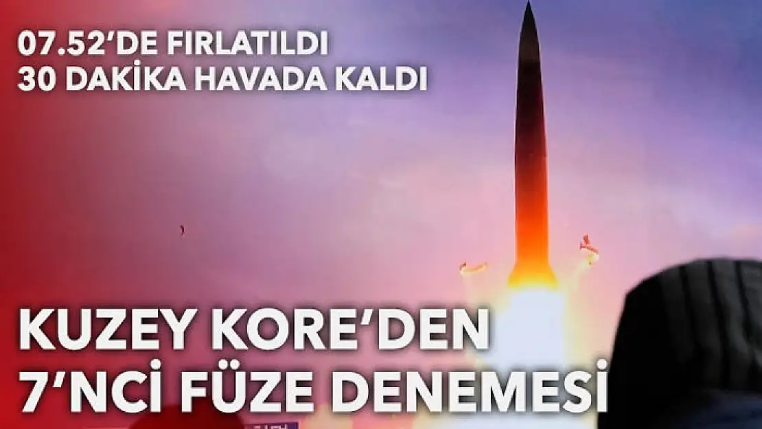 30 dakika havada kaldı: Kuzey Kore'den bir ayda 7'nci füze denemesi