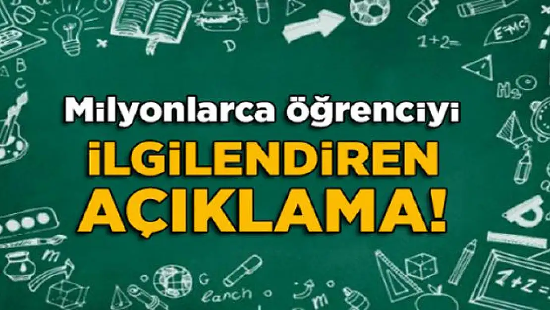 Milyonlarca öğrenciyi ilgilendiren yeni model