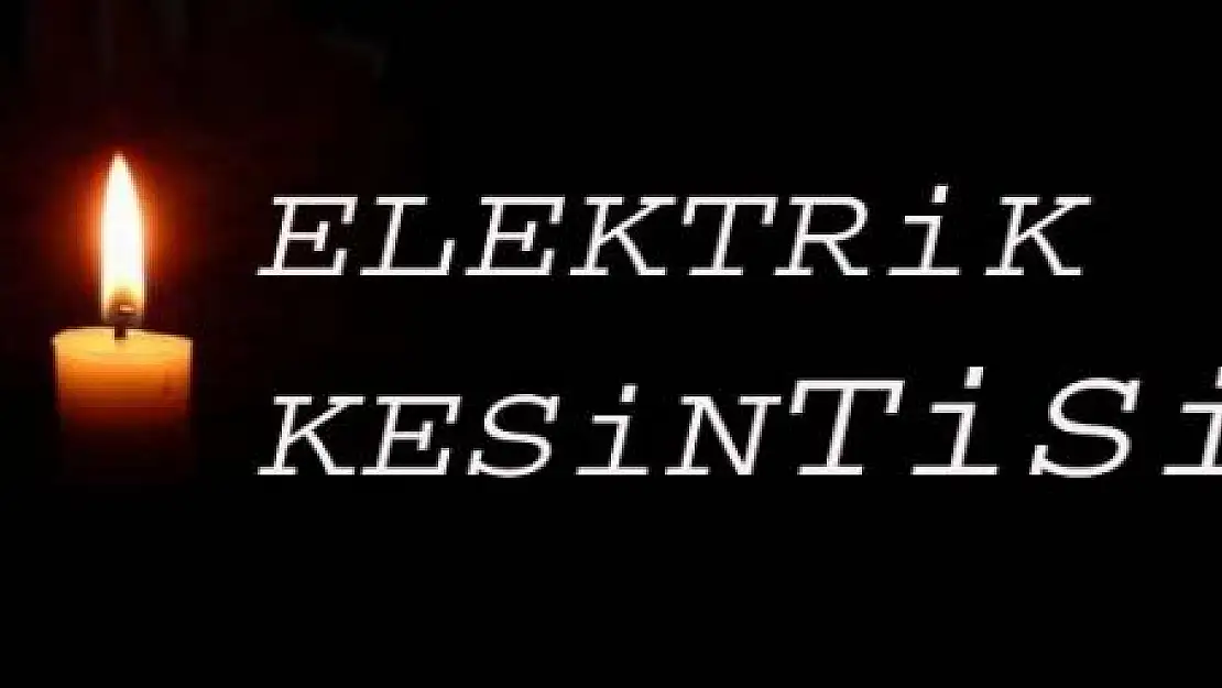 VAN'DA ELEKTRİK KESİNTİSİ