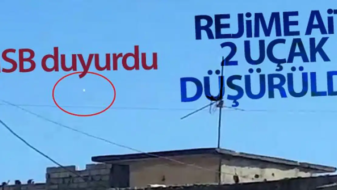 MSB duyurdu! İdlib'te rejime ait 2 uçak düşürüldü