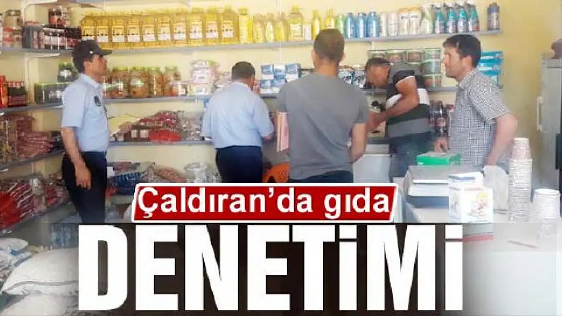 Çaldıran'da gıda denetimi