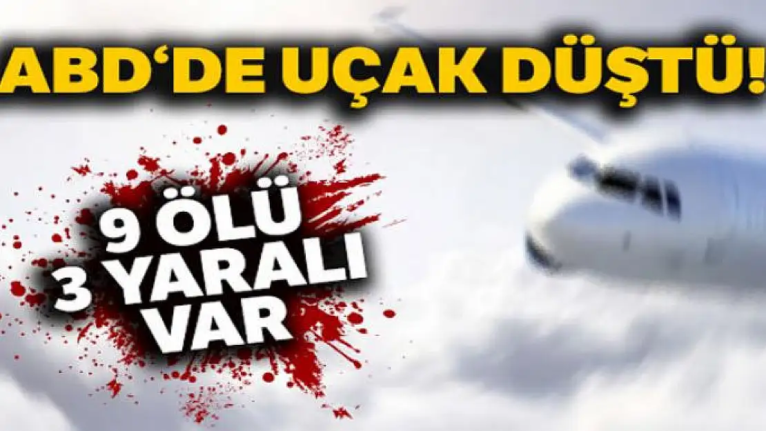 ABD'de küçük uçak düştü: 9 ölü, 3 yaralı