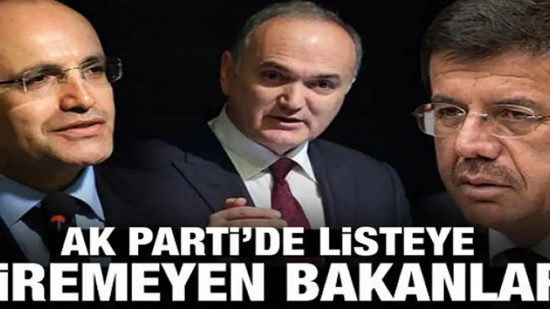 AK Parti'de hangi bakan listeye giremedi?