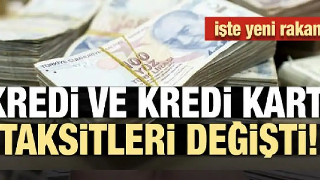 BDDK'dan flaş karar! Kredi taksitleri değişti