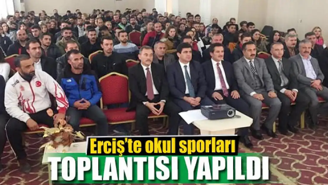 Erciş'te okul sporları toplantısı