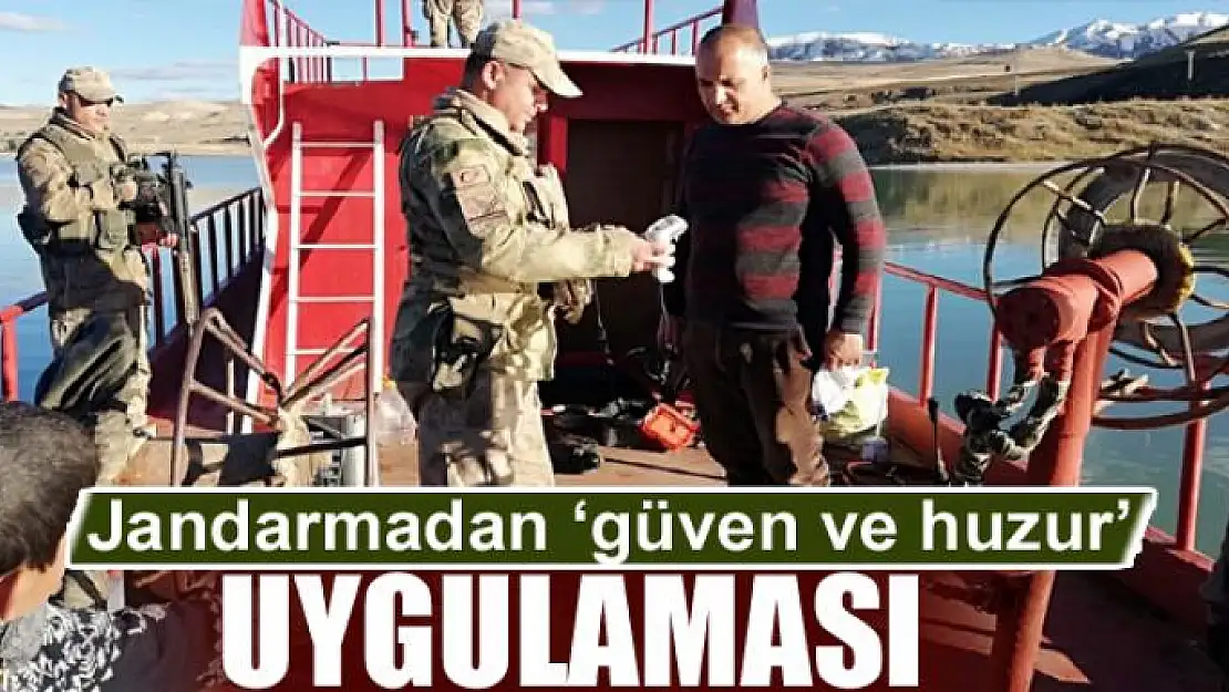 Jandarmadan 'güven ve huzur' uygulaması