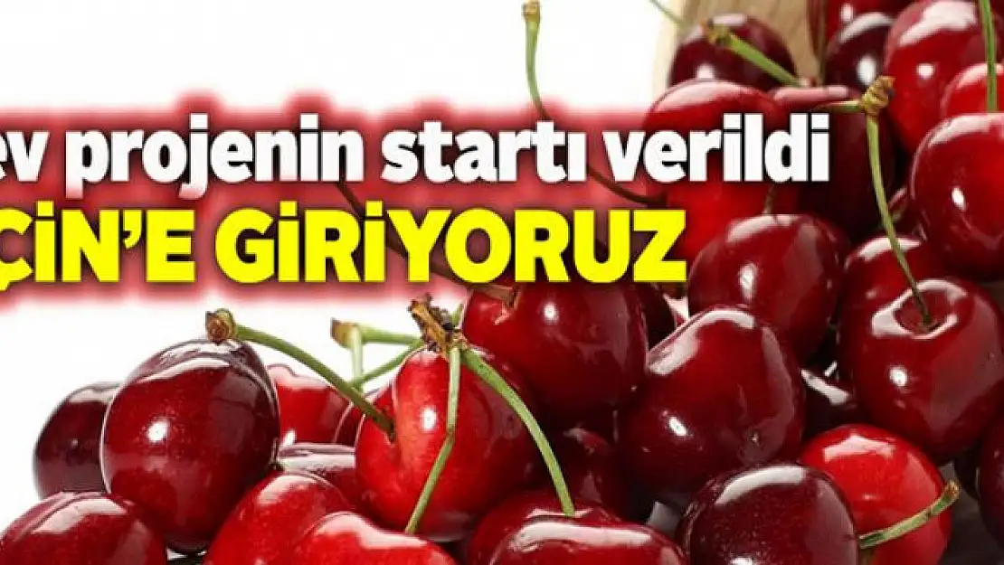 Dev projenin startı verildi! Çin'e giriyoruz