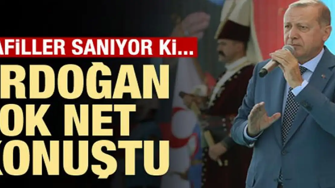 Başkan net konuştu: Sanıyorlar ki mesele Erdoğan