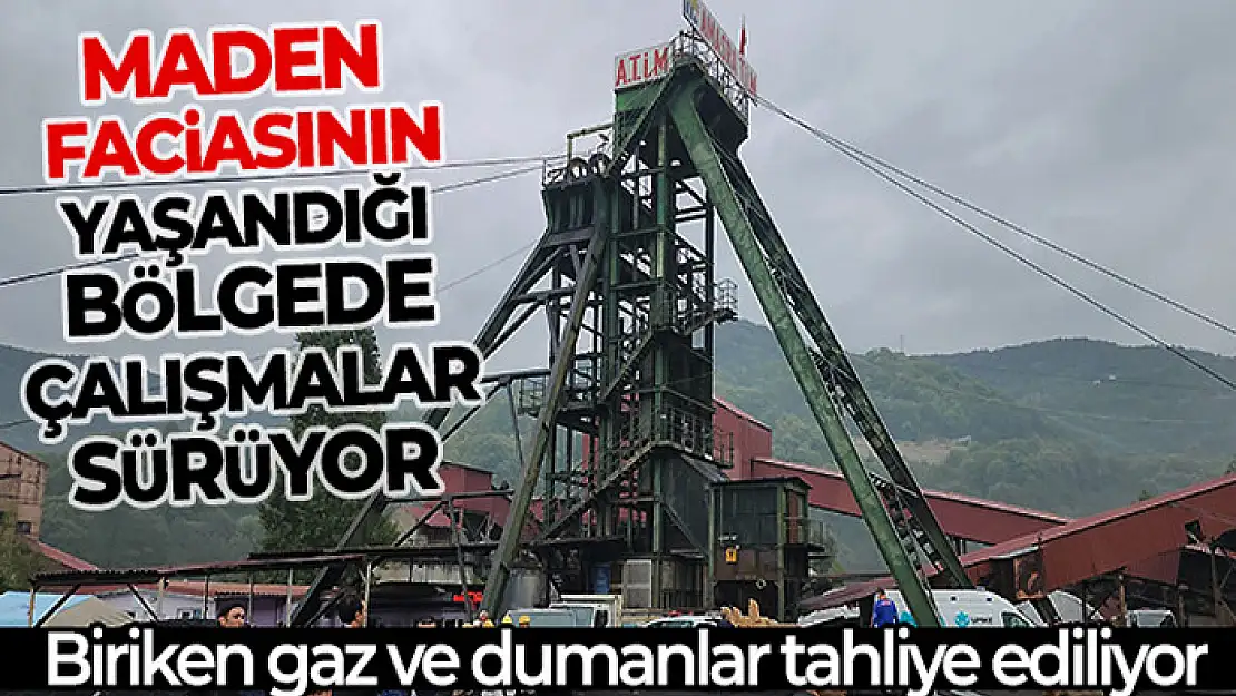 41 kişinin hayatını kaybettiği madende onarım ve tahliye işlemleri başladı