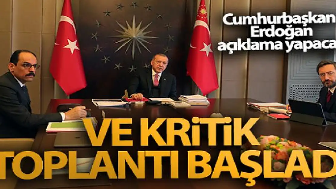 Cumhurbaşkanlığı kabinesi video konferansla toplandı