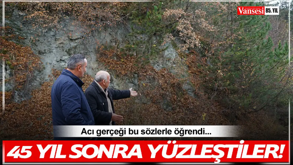 45 yıl sonra acı gerçekle yüzleşti: Babasının kaza yaparak öldüğü yere gitti