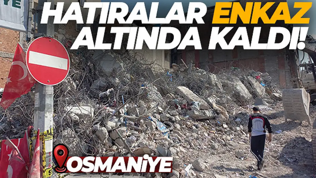 48 yıllık hatıraları enkaz altında kaldı