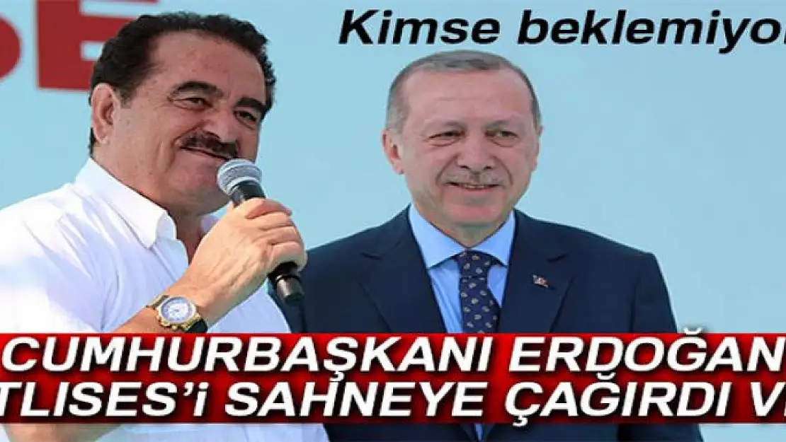 Erdoğan, seçim startını İzmir'den verdi! İbrahim Tatlıses, sahneye çıkıp şarkı söyledi