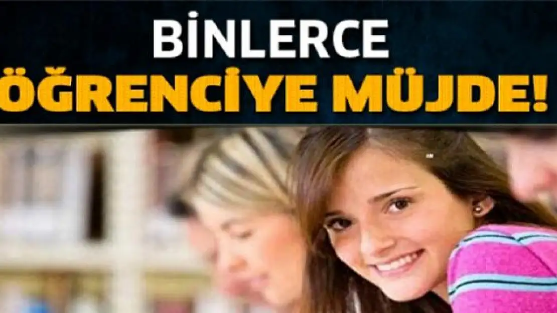 Burs bekleyen öğrencilere müjde!