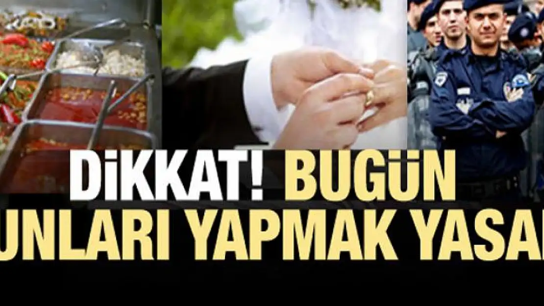 Dikkat! Seçim günü bunları yapmak yasak