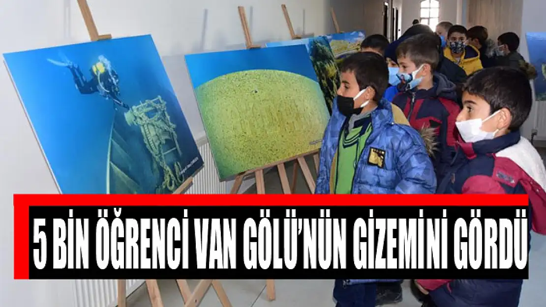 5 bin öğrenci Van Gölü'nün gizemini gördü