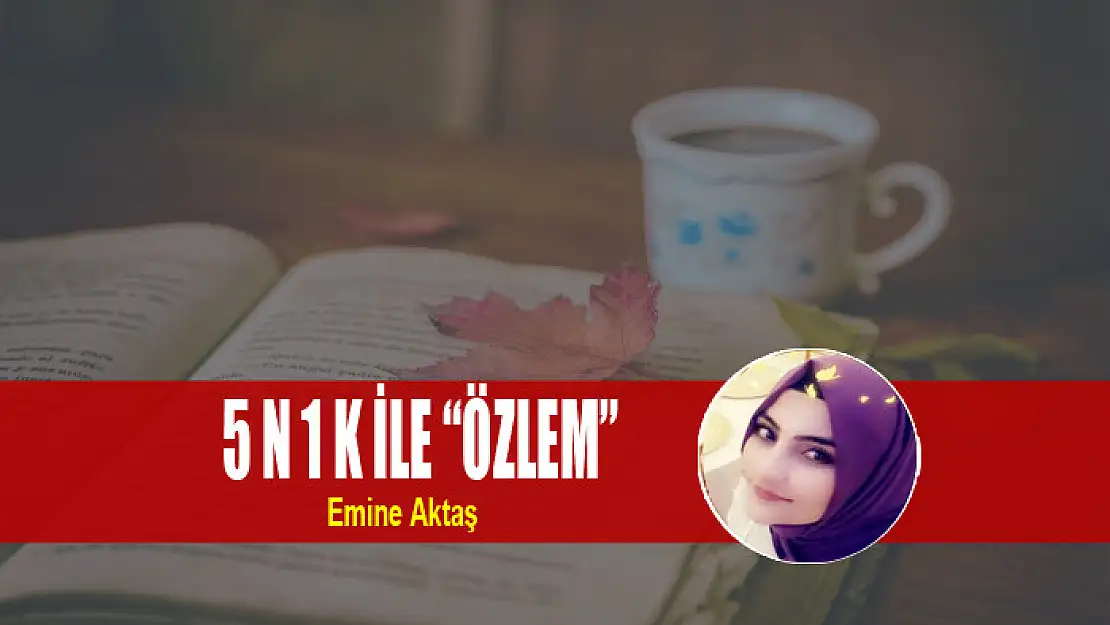 5 N 1 K İLE 'ÖZLEM'