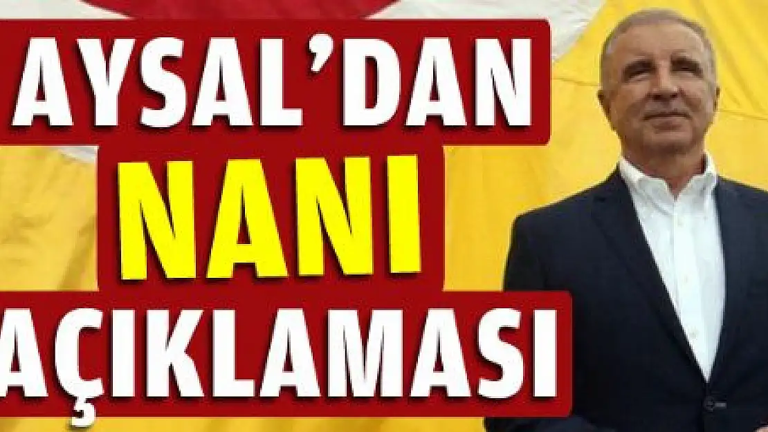 Aysal'dan Nani açıklaması