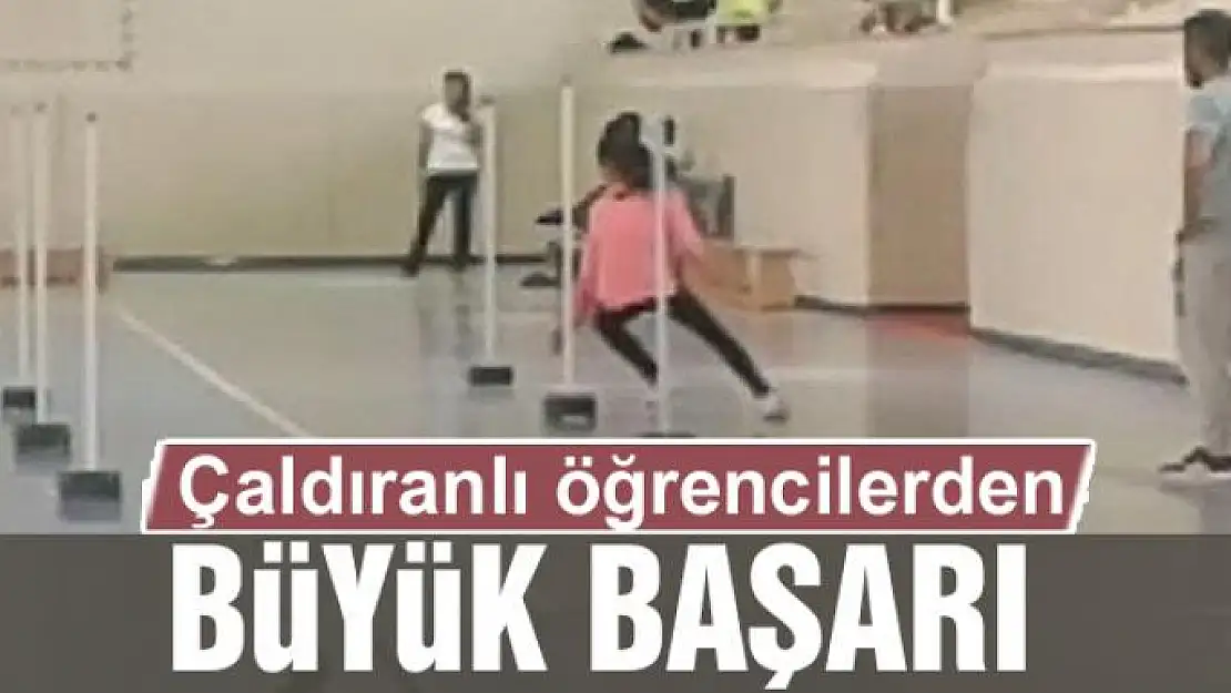 Çaldıranlı öğrencilerden büyük başarı