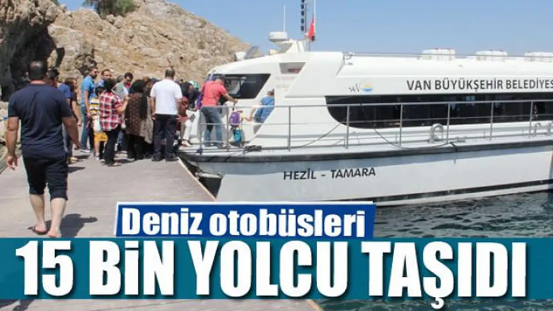 Deniz otobüsleri 15 bin yolcu taşıdı