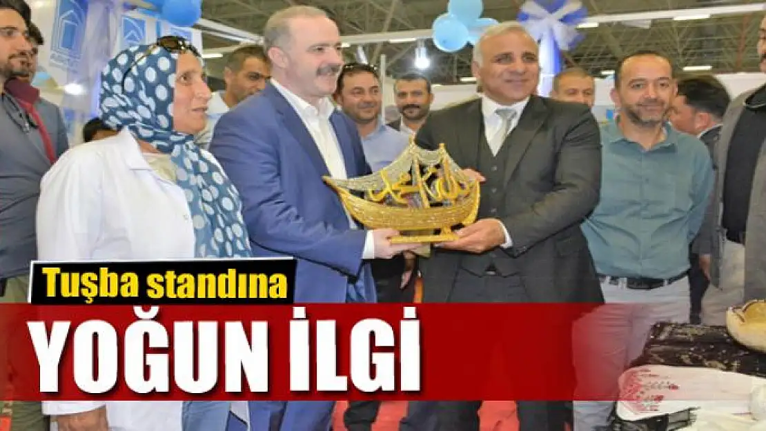 Tuşba standına yoğun ilgi