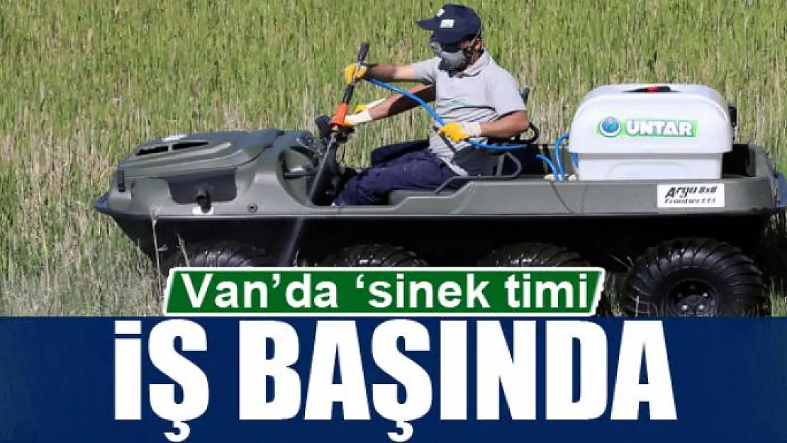 Van'da 'sinek timi' iş başında