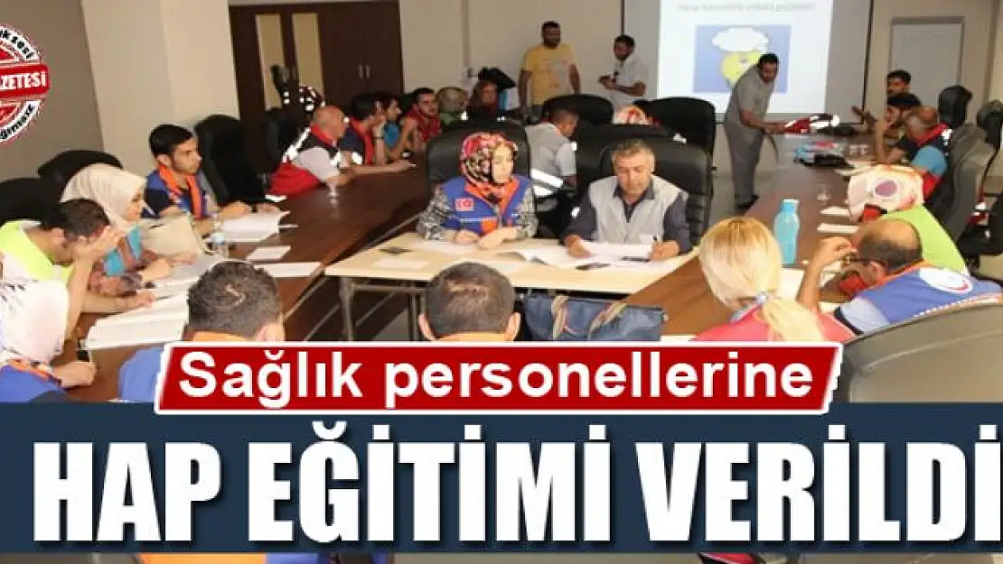 Van'da 'Hastanelere Afet ve Acil Durum Planlaması' eğitimi