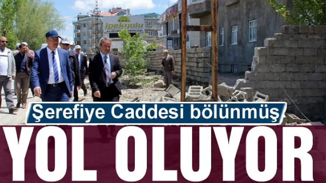 Şerefiye Caddesi bölünmüş yol oluyor