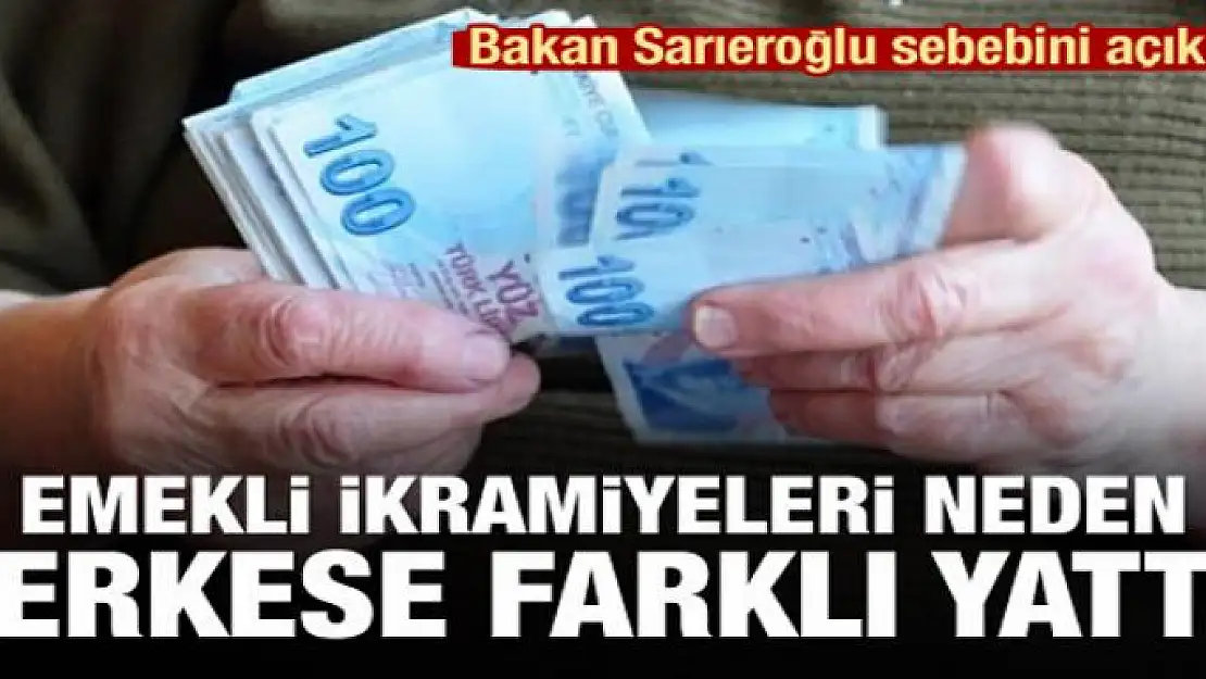 Bakan'dan emekli ikramiyesi açıklaması