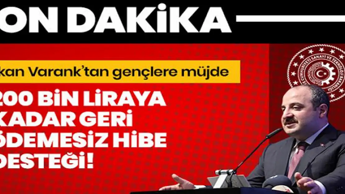 Bakan Varank: 146 genç girişimcimize hibe desteği vereceğiz