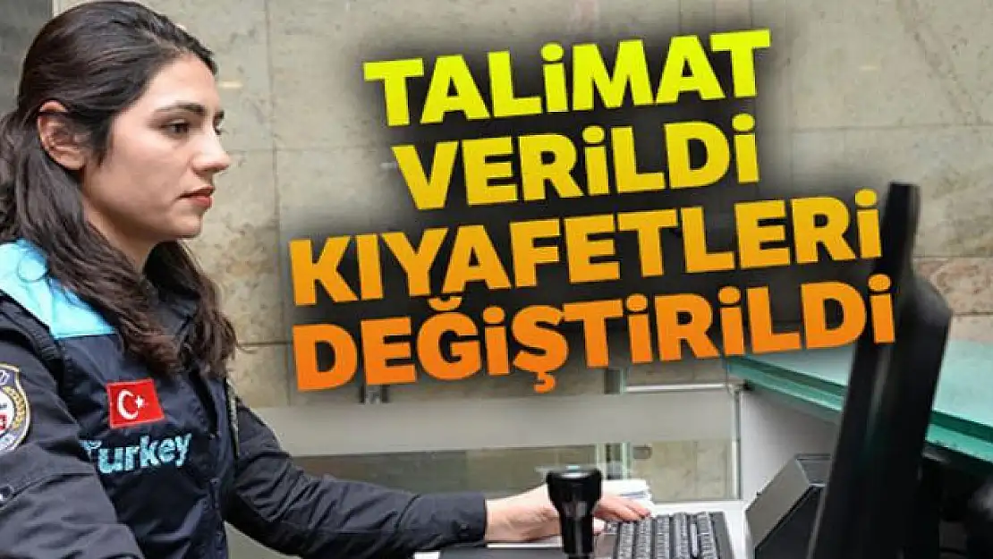 Pasaport polisinin kıyafeti değişti