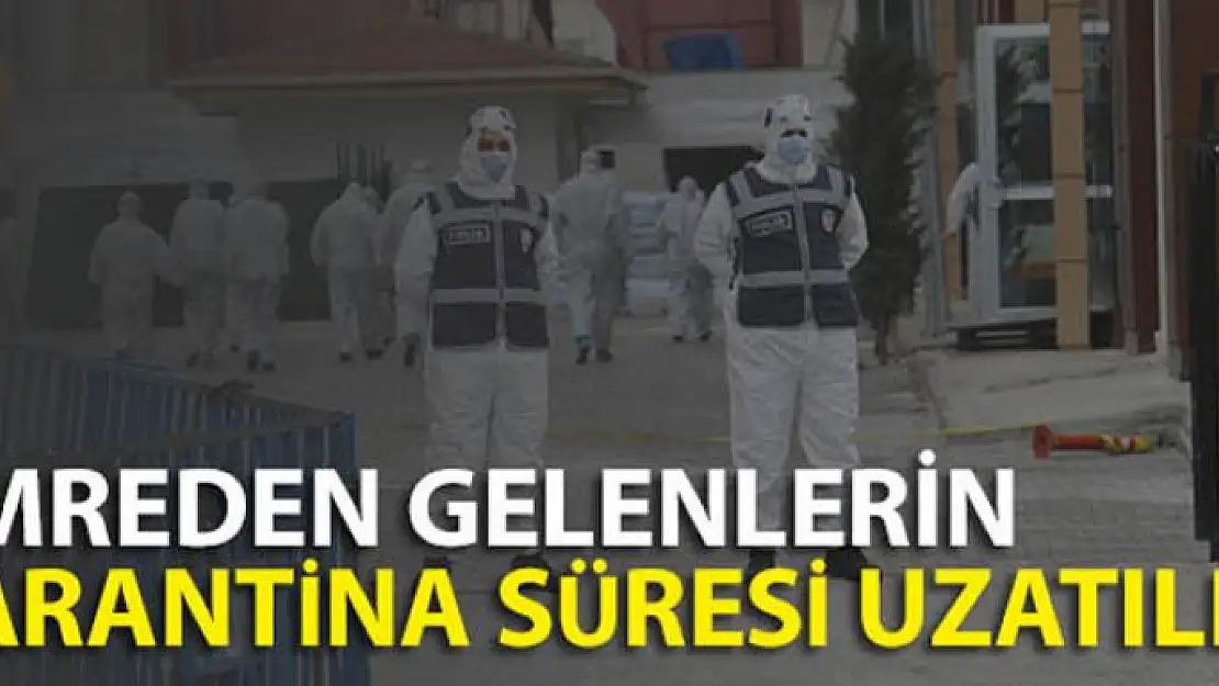 Umreden gelenlerin karantina süresi uzatıldı