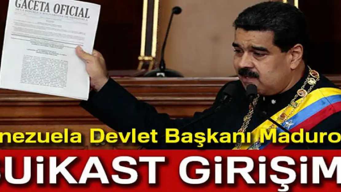 Venezuela Devlet Başkanına suikast girişimi