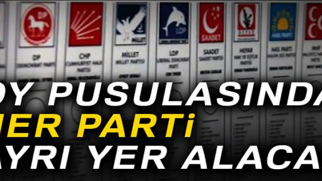 Oy pusulasında her parti ayrı yer alacak