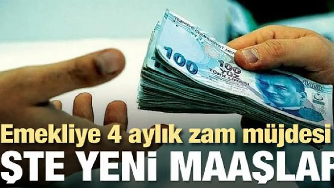 Emekliye 4 aylık zam müjdesi!