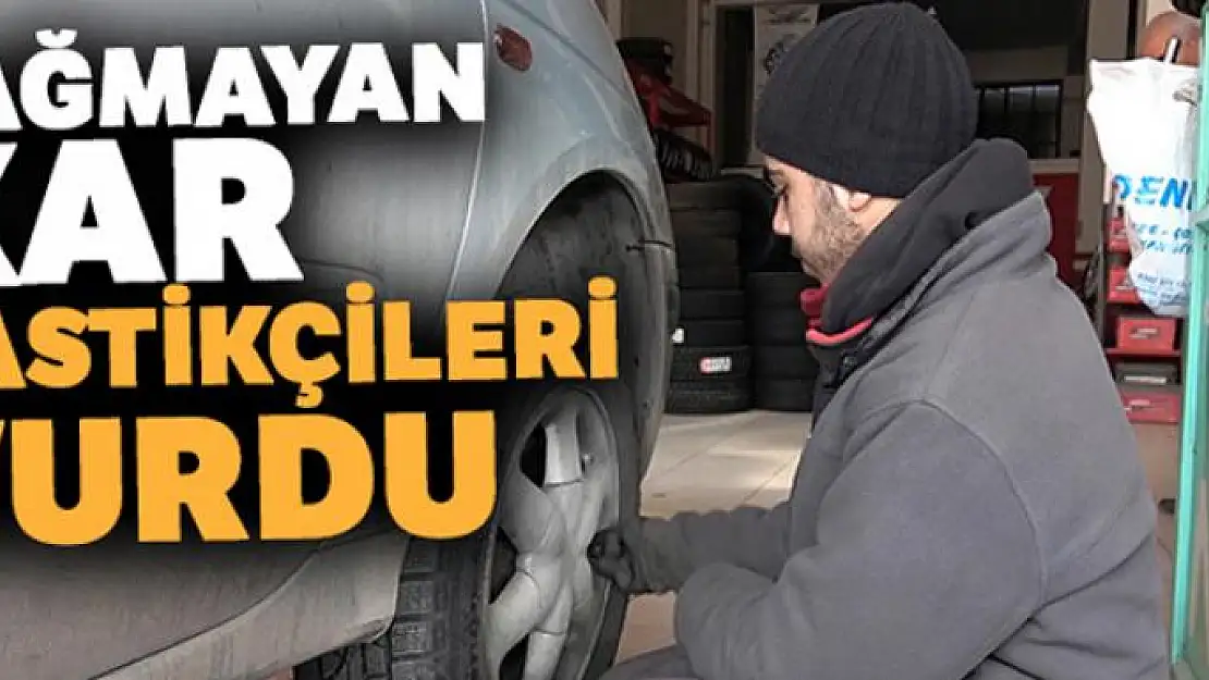 Yağmayan kar, kış lastiği satışlarını da fiyatını da düşürdü