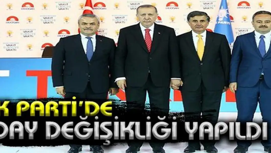 AK Parti'de aday değişikliği