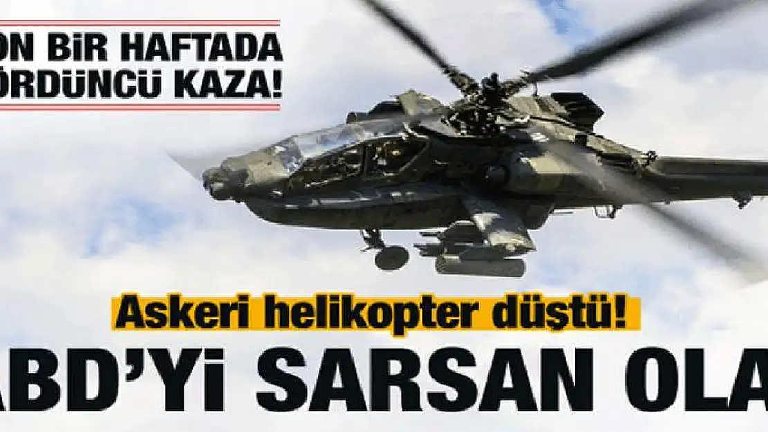 ABD'de askeri helikopter düştü