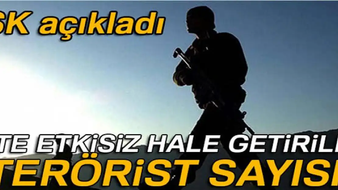 TSK'dan Afrin açıklaması! Etkisiz hale getirilen terörist sayısı 1614 oldu