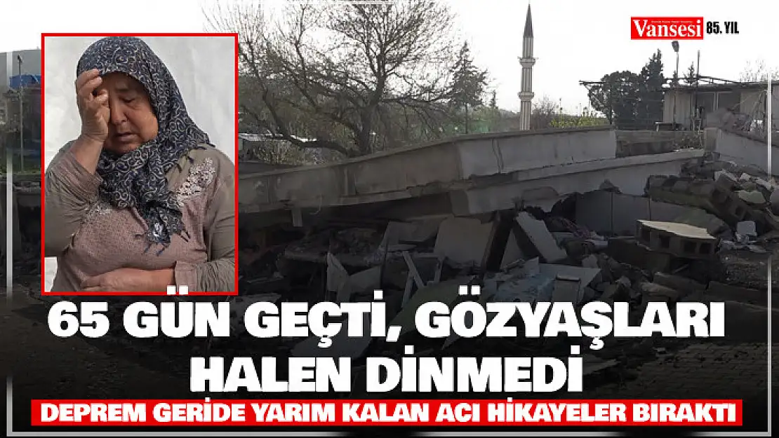 65 gün geçti, gözyaşları dinmedi: Evlerin yıkıldığı mahalle enkaz alanına dönüştü