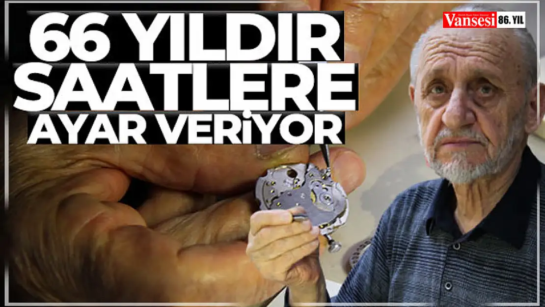 66 yıldır bu mesleği yapıyor! Sadece yapılması güç olan saatleri tamir ediyor